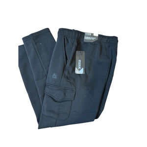 Men's RBX Cargo Jogger Pants Black Size L